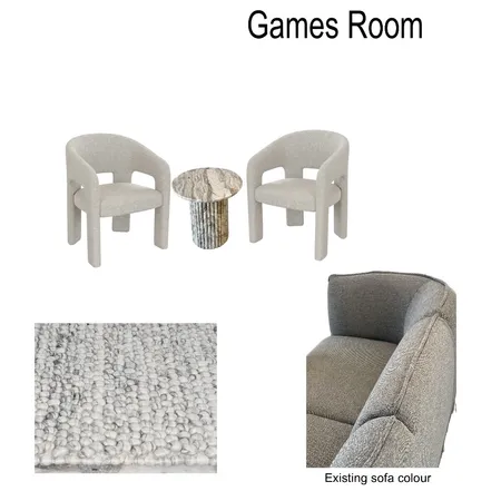 Games Room Interior Design Mood Board by Goran