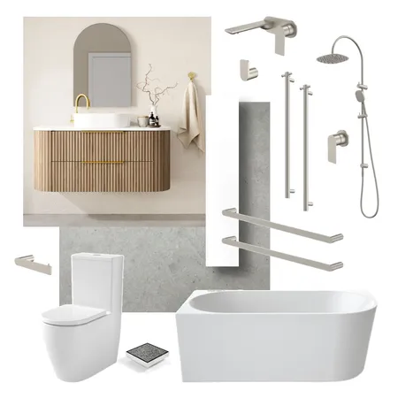 Freeman Residence - Main Bathroom Interior Design Mood Board by Archertec Interiors on Style Sourcebook