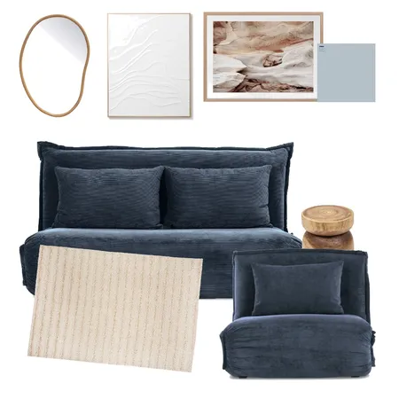 Ocean Blues Interior Design Mood Board by Bella Living on Style Sourcebook