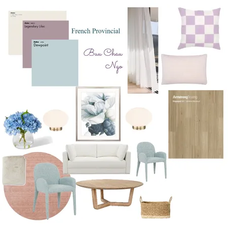 French Provincial Living room Interior Design Mood Board by Ngo on Style Sourcebook