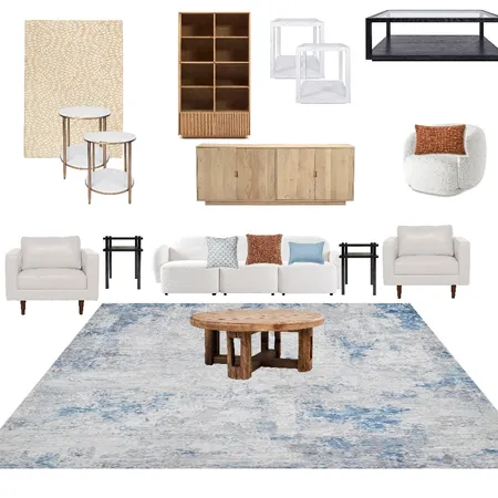 Living Room Interior Design Mood Board by paisley