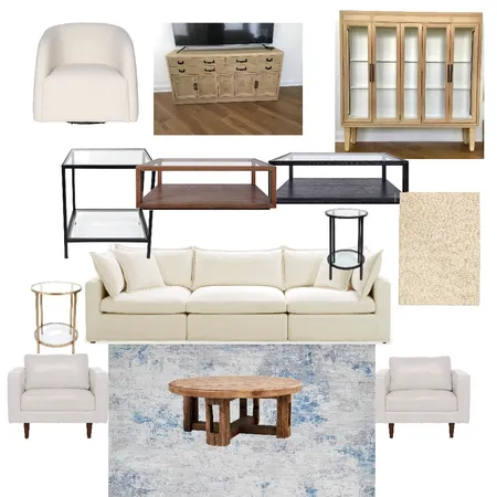 Living room Interior Design Mood Board by paisley