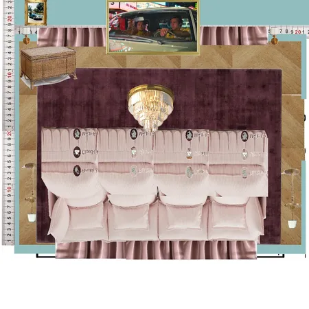 Cinema Blue Colour Drench Interior Design Mood Board by dl2407 on Style Sourcebook
