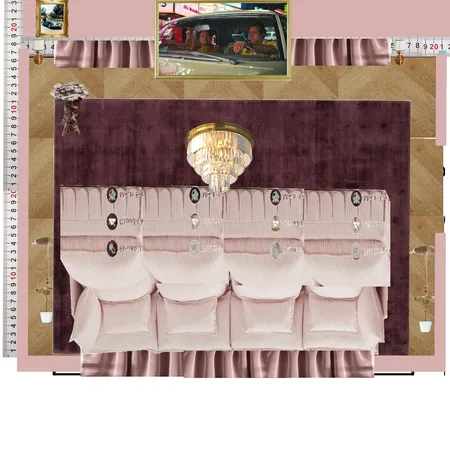 Cinema Blue Colour Drench Interior Design Mood Board by dl2407 on Style Sourcebook