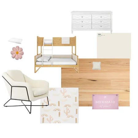 girls pink room Interior Design Mood Board by daisycobb2812@gmail.com on Style Sourcebook