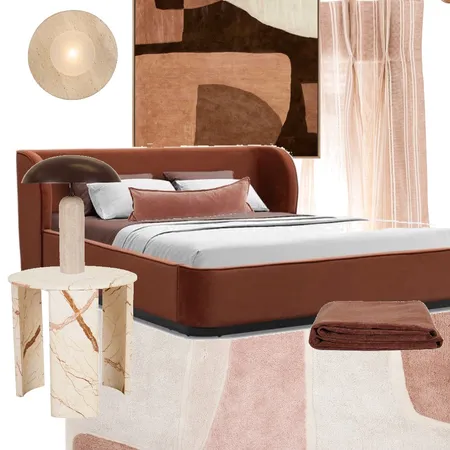 Modern Mediterranean Bedroom Interior Design Mood Board by Restyled Interiors on Style Sourcebook