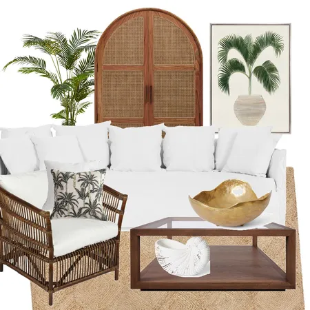 Tropical Colonial Style Living Room Interior Design Mood Board by Restyled Interiors on Style Sourcebook