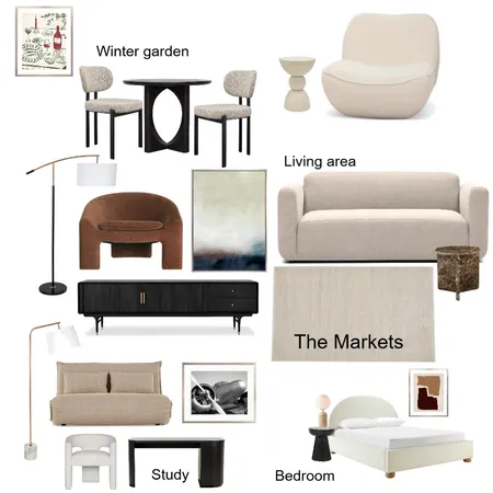 The Markets Interior Design Mood Board by sarahyoungstyling on Style Sourcebook