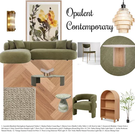 Living and dining room Interior Design Mood Board by Jessicagreenie