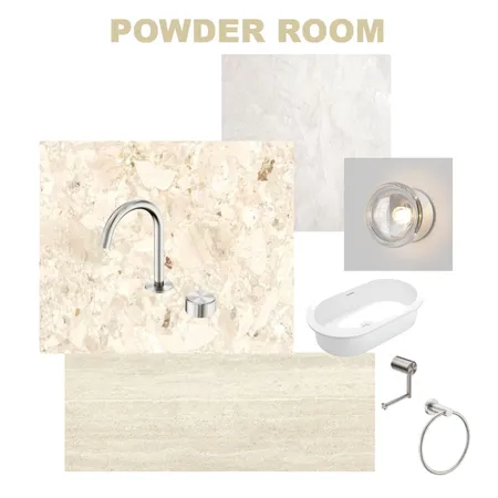 POWDER ROOM Interior Design Mood Board by FMA INTERIORS on Style Sourcebook