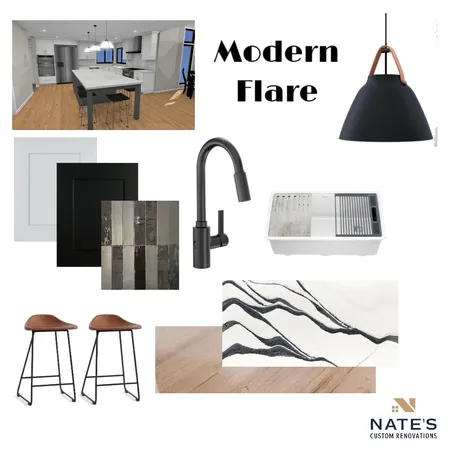 Richardson black island Interior Design Mood Board by lincolnrenovations
