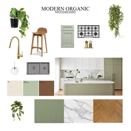 Organic Kitchen Interior Design Mood Board by JKC