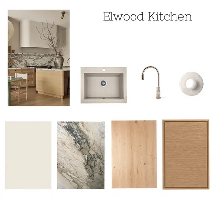 Elwood Kitchen Interior Design Mood Board by Elwood & Green Interiors