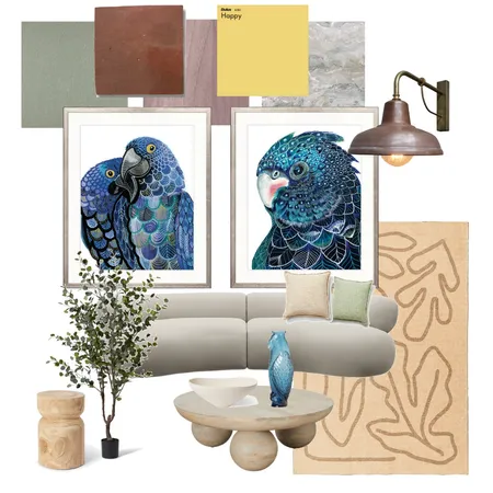 The Cockatoo Collector Interior Design Mood Board by v.moxhamhall@gmail.com