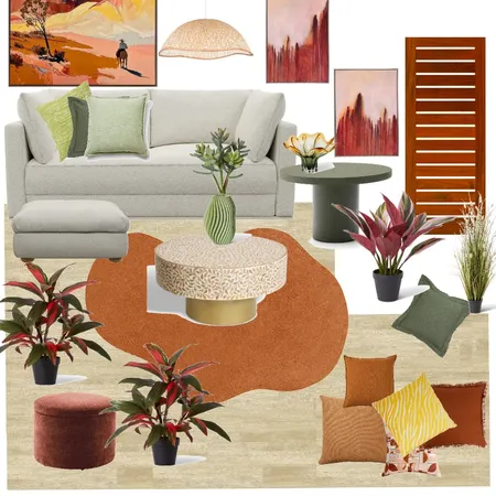Earthy Living Interior Design Mood Board by The Whittle Tree