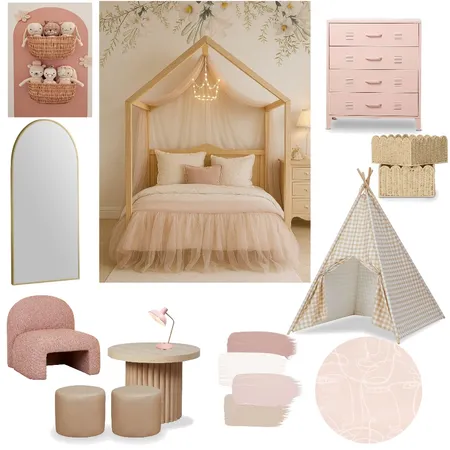 Habitación Nórdica infantil Interior Design Mood Board by Michy