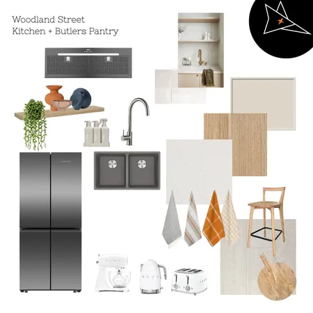 Woodland Kitchen + Butlers Pantry V2 Interior Design Mood Board by Fox + Ko