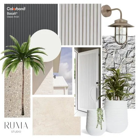 Meadow House - Exterior Interior Design Mood Board by Ruma Studio