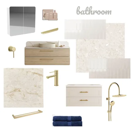 Ensuite bathroom Interior Design Mood Board by cedunning