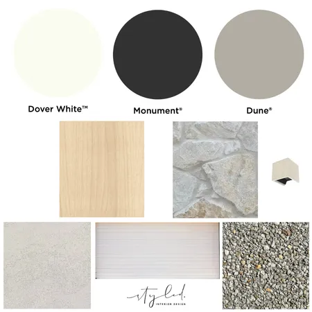 Julie - External Board Interior Design Mood Board by Styled Interior Design