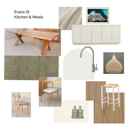 Evans St Kitchen and Meals Interior Design Mood Board by KETCH Interiors
