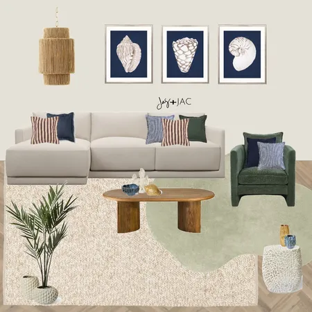 Australian-inspired living room mood board Interior Design Mood Board by Jas and Jac