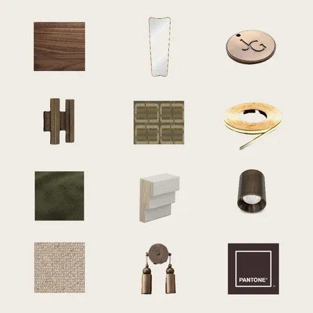 Contempory Art Deco Wardrobe Interior Design Mood Board by Dune Drifter Interiors