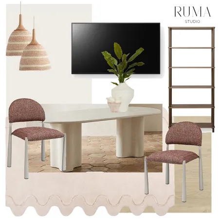 Meeting Room Interior Design Mood Board by Ruma Studio