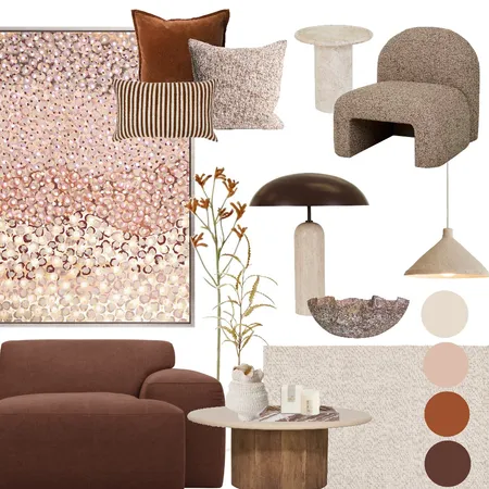 Australian Inspired Living Interior Design Mood Board by carlacav