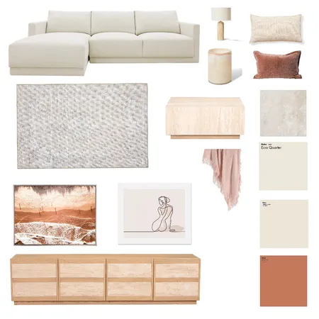 Living room - deal Interior Design Mood Board by Steph@curatedcollective.com.au