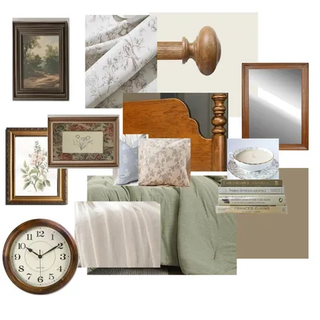 large bedroom Interior Design Mood Board by LEAHRT