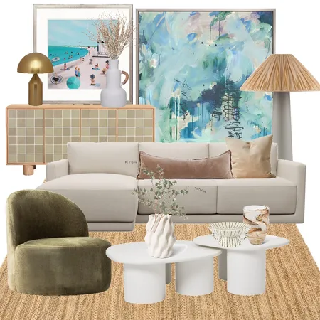 Coastal feel Interior Design Mood Board by posey.property.staging