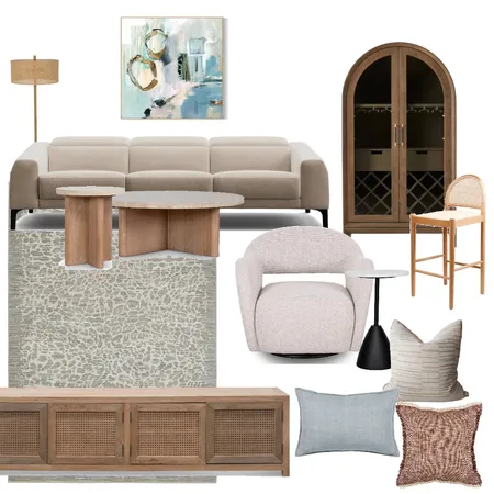 Gordon Living Room Interior Design Mood Board by Manea Interior Design & Styling