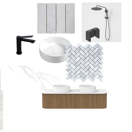 Bathroom Interior Design Mood Board by JHJones