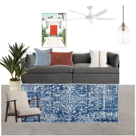 חלל סלון נוקדים Interior Design Mood Board by Batya Rinsky