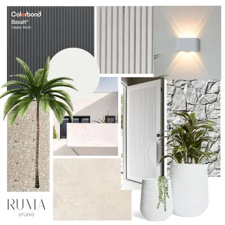 Meadow House - Exterior Interior Design Mood Board by Ruma Studio