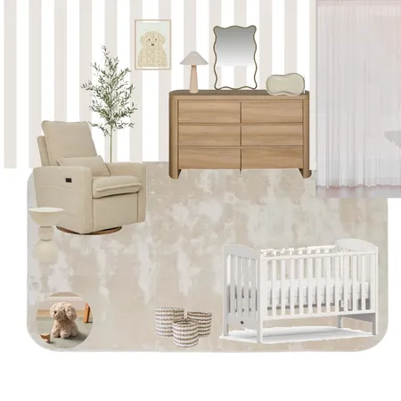 Nursery Interior Design Mood Board by AHProjects