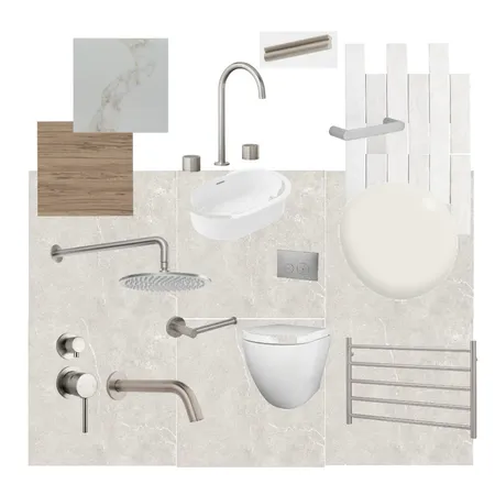 Main Bathroom Interior Design Mood Board by ADS Property Pty Ltd
