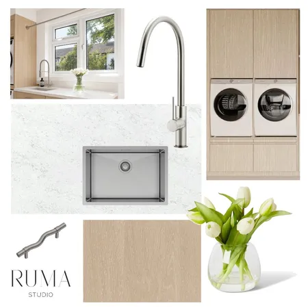 Meadow House - Laundry Interior Design Mood Board by Ruma Studio
