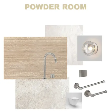 POWDER ROOM Interior Design Mood Board by FMA INTERIORS