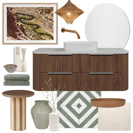 Textured Terrain | Socoa with Oxford Mirror Interior Design Mood Board by Timberline