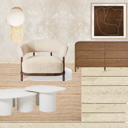 Bondi Natural Interior Design Mood Board by Rug Culture
