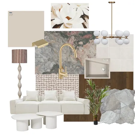 Moody dark tone interior Interior Design Mood Board by A.M. Interior Styling