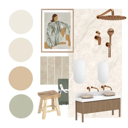 katrinas bathroom Interior Design Mood Board by Amber Eastern Suburbs