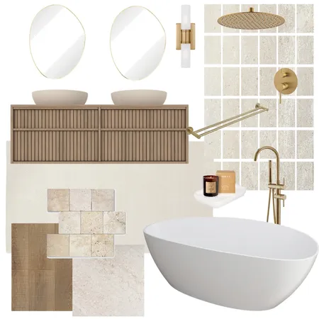 Bathroom Interior Design Mood Board by Emily Fox