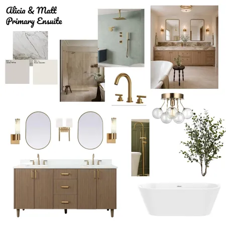 Alicia Lamey - Primary Bathroom Interior Design Mood Board by schwartzfurniture