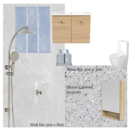 Sanchez Bathroom Interior Design Mood Board by Alana Thinee