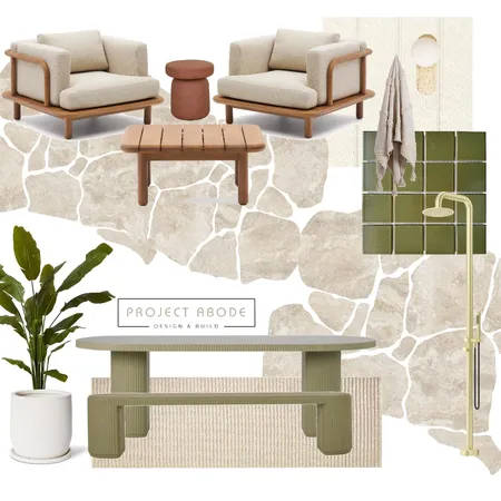 Australian Living Outdoors Interior Design Mood Board by Project Abode