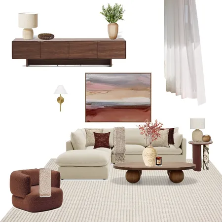 Living Room Stressful Home Interior Design Mood Board by studiomello