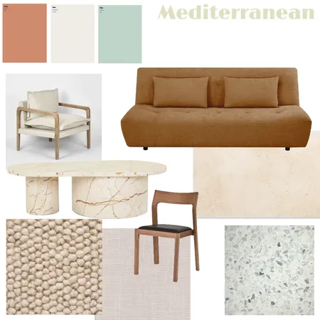Mediterranean Interior Design Mood Board by megana